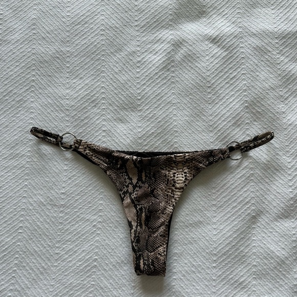 Frankie’s swim bikini bottom snakeskin - Picture 1 of 3